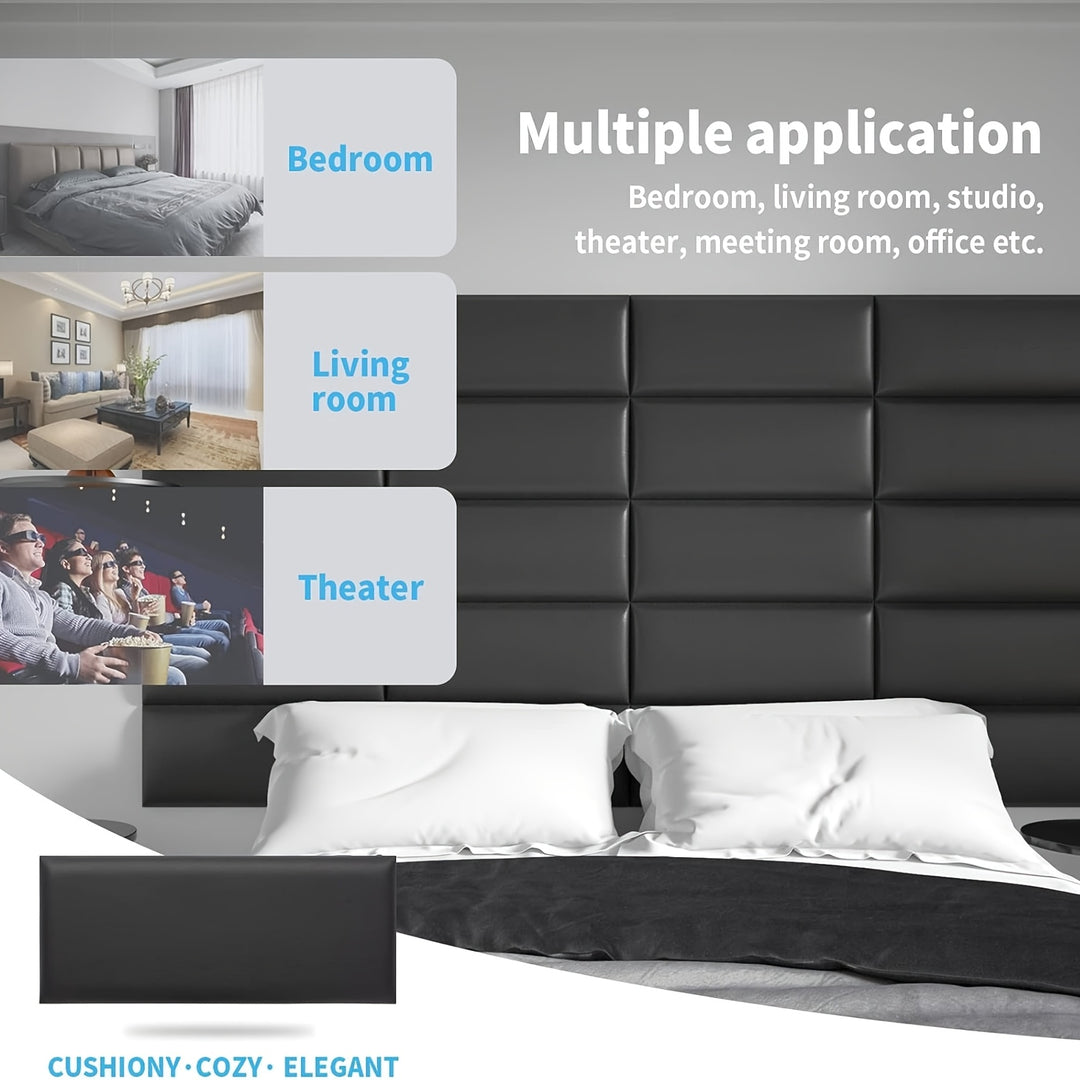 WallSoft | 3D wall panels set of 5 - Soft padded & self-adhesive