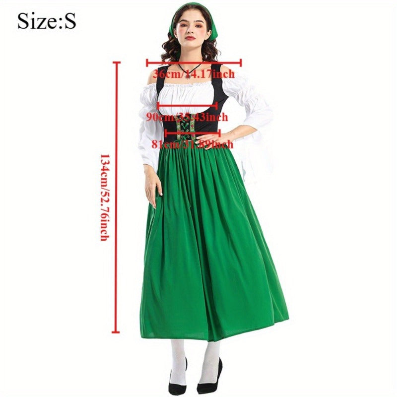 Burgzauber | Mittelalterliches Damenkleid – Traditioneller Bauernhausstil