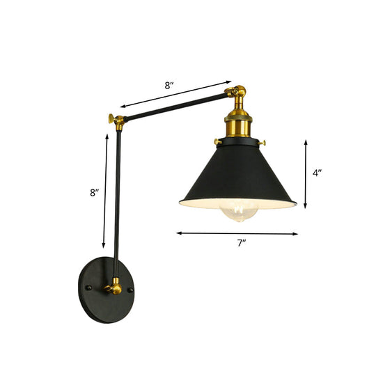 BistroLume | Wandlampe – Mit Schwenkarm für gezieltes Licht an Tischen oder Bars