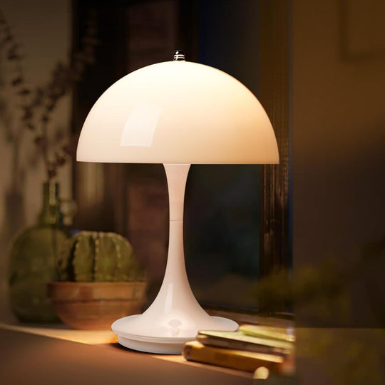 NordicLume | Pilzlampe LED Tischlampe mit Akku & kabellosem Design für Zuhause