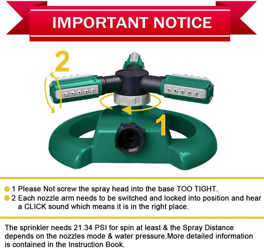 LawnJet | Gartenrasen-Wassersprinkler