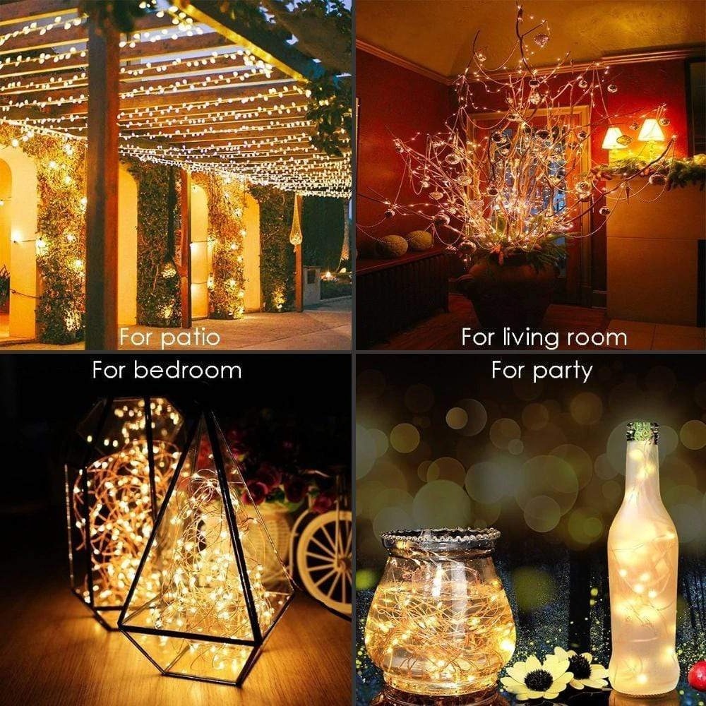 SunTwine | Solarbetriebene LED-Lichterkette für Balkon & Garten