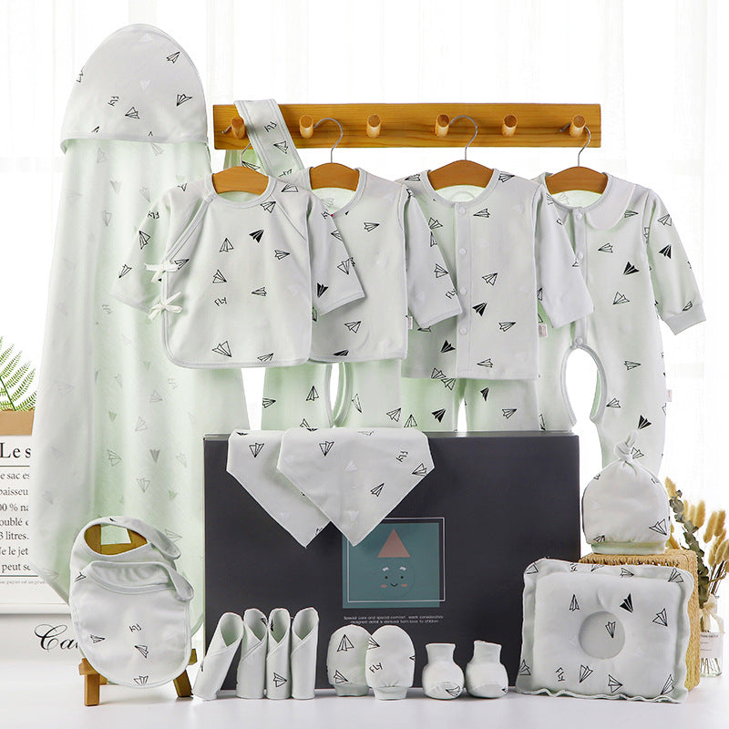 LittleBloom | Babygeschenkbox-Set aus 100% Baumwolle für Neugeborene