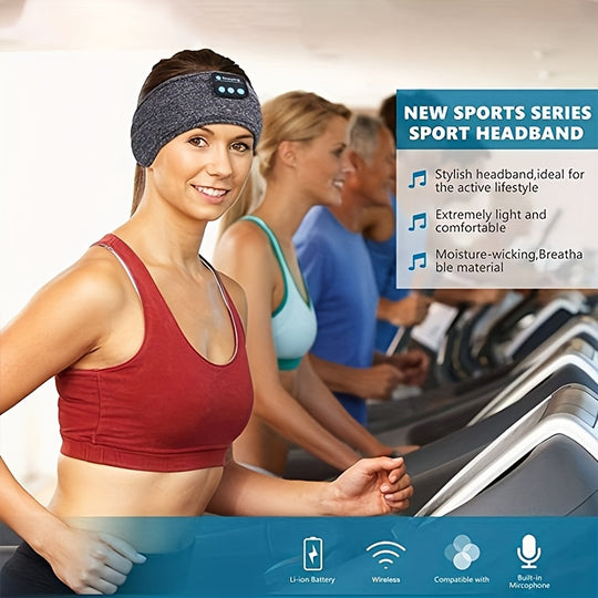 CalmTune | Bluetooth-Stirnband – Weiches & flexibles Design für Entspannung & Reisen