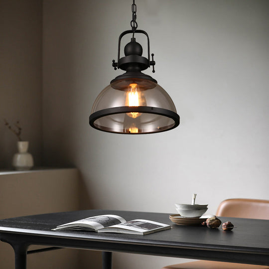 DomeLuxe | Antike Glas Eisen Retro Industrie Kronleuchter Hängende Deckenleuchten