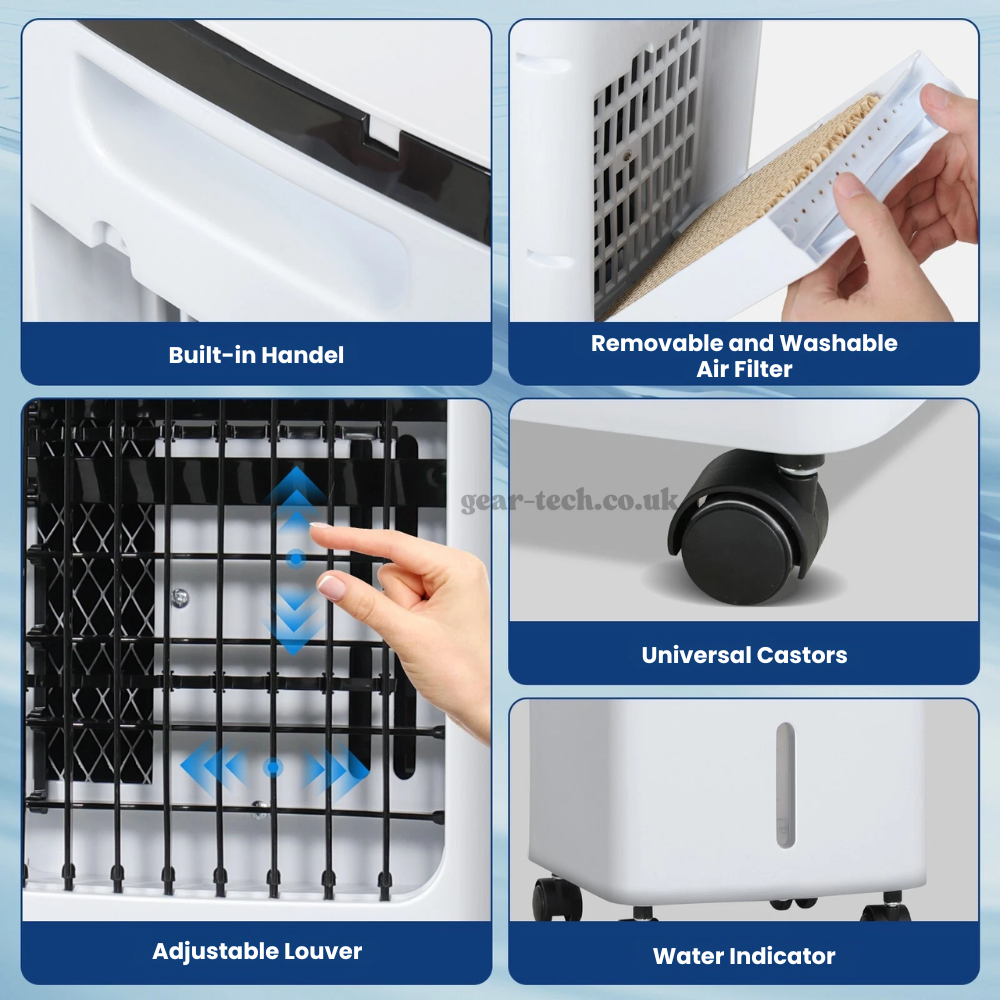 FreshBreeze | Klimaanlage – Tragbar & Fensterlos mit Fernbedienung