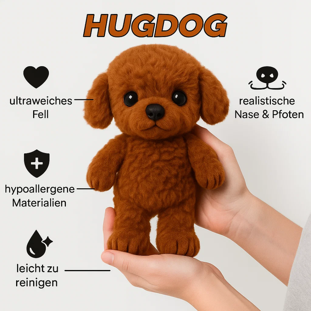 HugDog | Realistischer Teddybaby Lucky