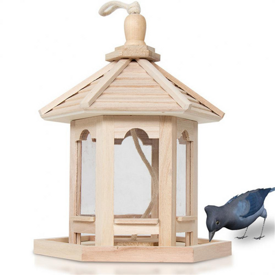 FeatherView | Holz Transparenter Haushaltsvogelhaus