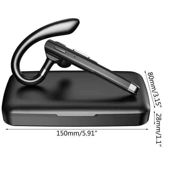 ClearCall | Trucker Dual-Mikrofon kabelloses Bluetooth 5.1 Rauschunterdrückendes Headset/Ohrhörer