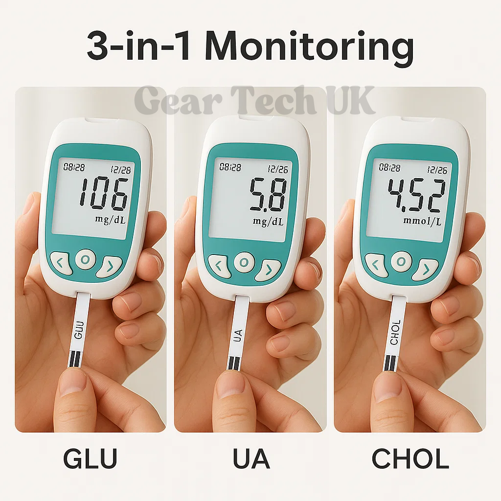 ProHealth | Testkit – Tragbarer Analyzer für Blutzucker & Cholesterin