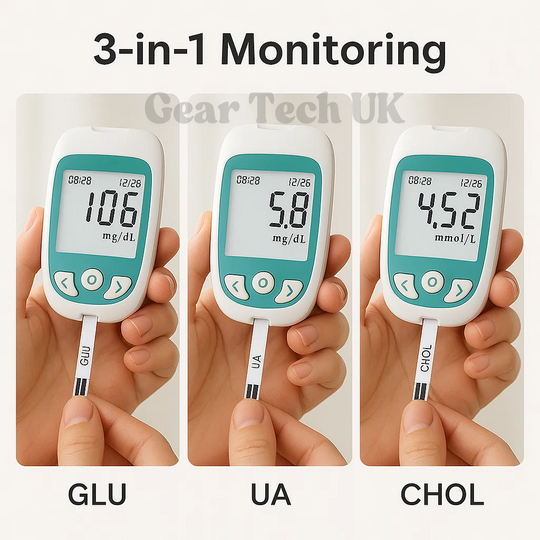 ProHealth | Testkit – Tragbarer Analyzer für Blutzucker & Cholesterin