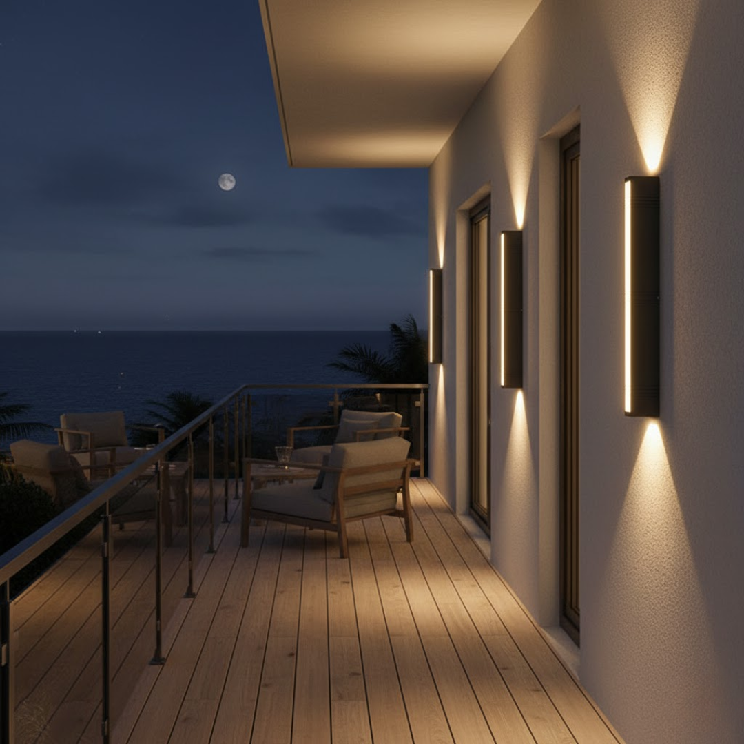 LumenAqua | Außenwandleuchte – Edles LED-Design für jede Fassade