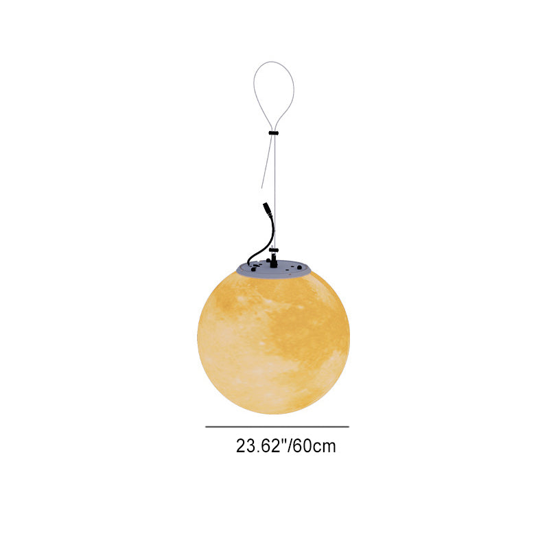 HelioMoon | Runde nordische Lampe mit Solarbetrieb