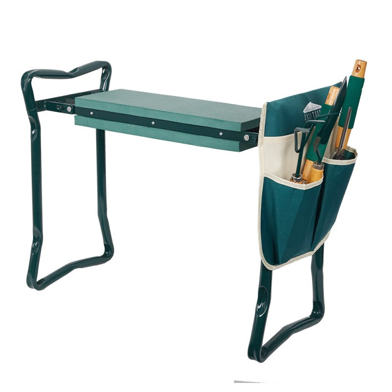 FloraSeat | Bequemer Gartenstuhl mit weichem Kniekissen