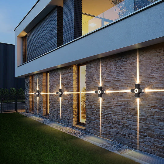 GlowCross | Moderne Wandleuchte in Kreuzform
