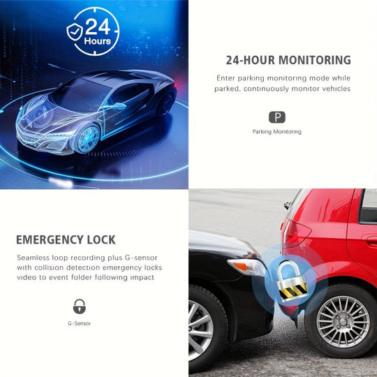 DriveSecure | Full HD Dashcam – Loop-Aufnahme & G-Sensor