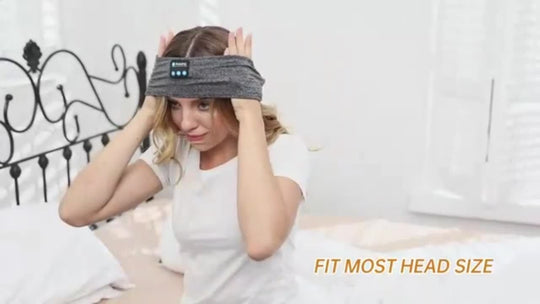CalmTune | Bluetooth-Stirnband – Weiches & flexibles Design für Entspannung & Reisen