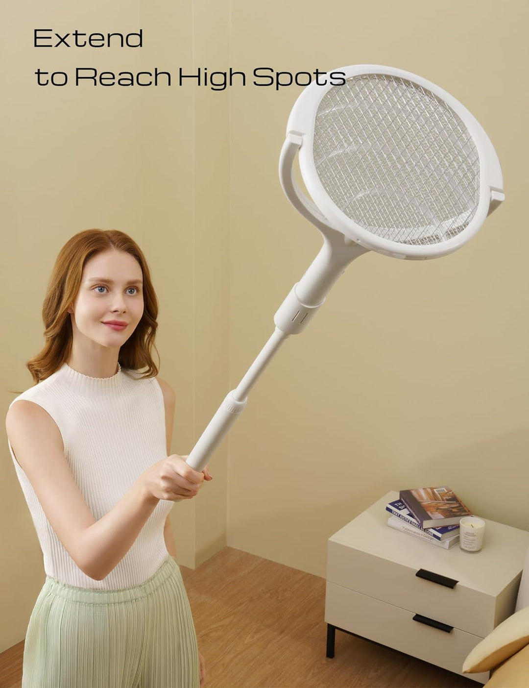 FlyRacket | Wiederaufladbare elektrische Fliegenklatsche