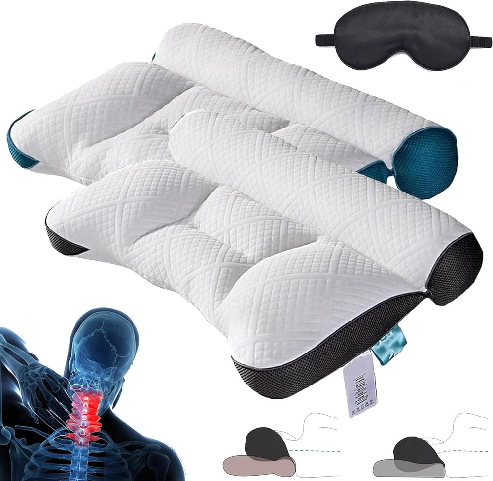 SleepAura | Ergonomisches Gänsedaunenkissen