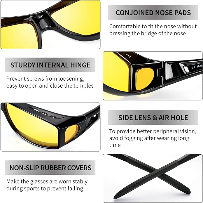 RoadVision | Fahrbrille – Polarisierte Brille gegen Blendung
