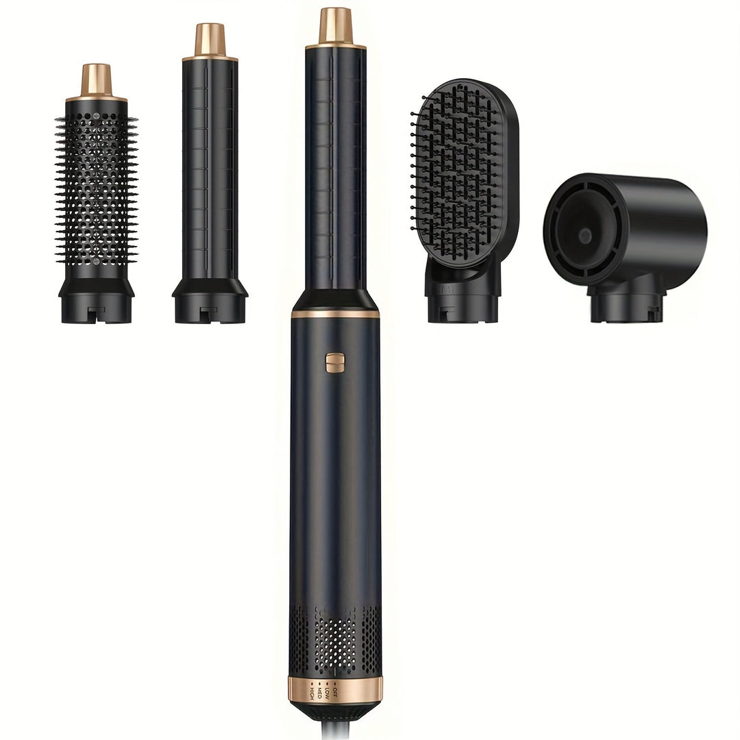 CurlMate | 5-in-1 Haartrockner & Multistyler für Perfekte Locken und Glattes Haar