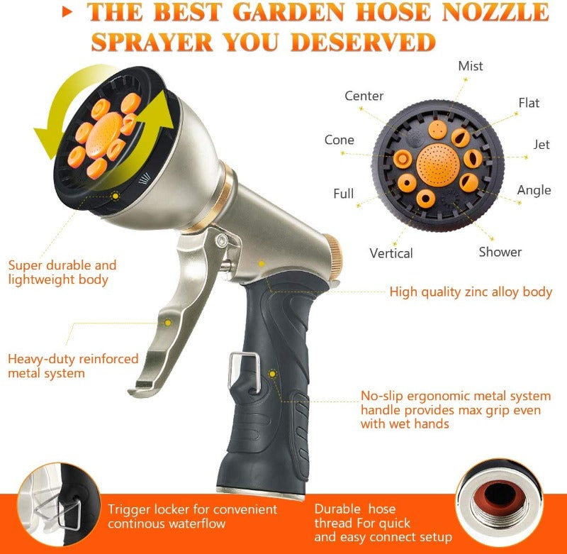 GreenFlex | Flexibler Gartenschlauch mit Aufbewahrungstasche