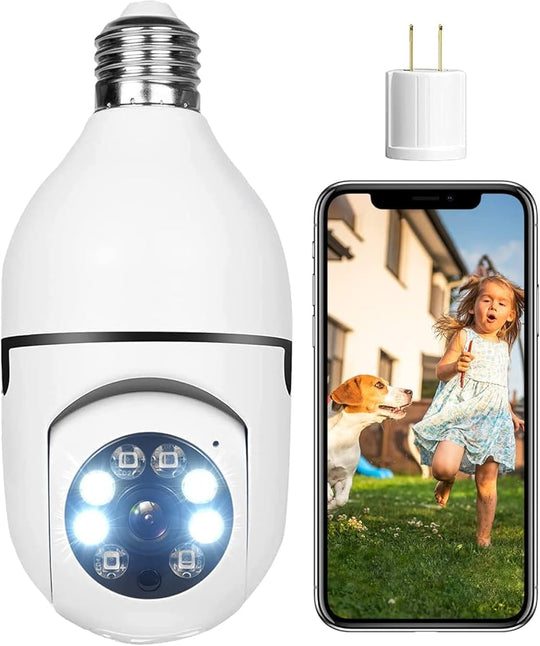 SecureLight | Intelligente 360°-Überwachungskamera im Glühbirnenformat