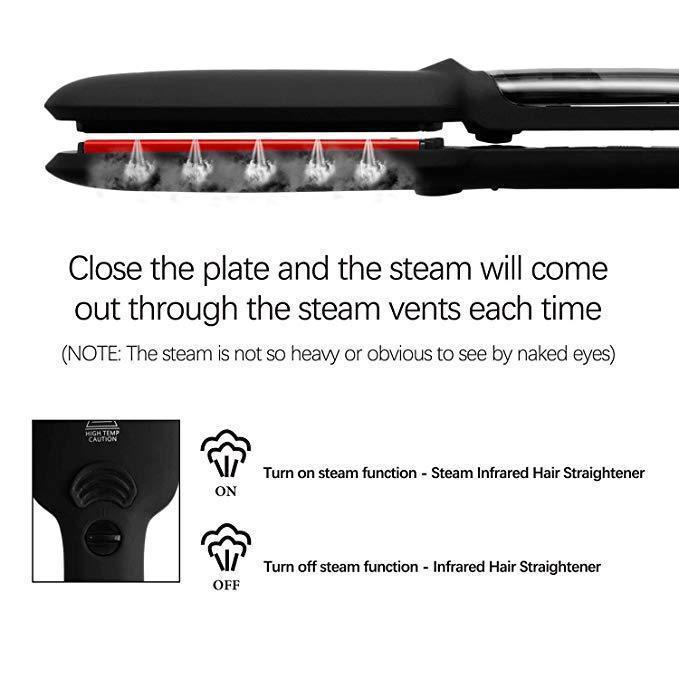 SteamLuxe | Professioneller Haarstyler Infrarot Dampfbürste