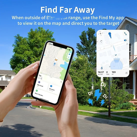 LocatePro | Mini Tracker (Set von 2) - Kompatibel mit Apple Find My