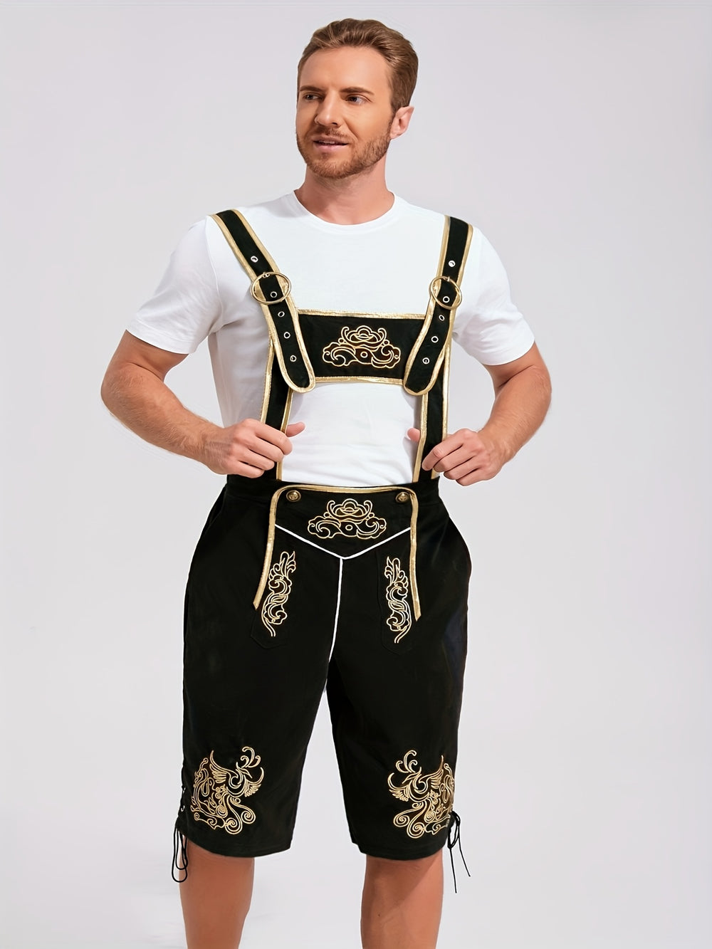 Hirschwald | Herren-Trachtenhose – Bestickte Kniebundhose