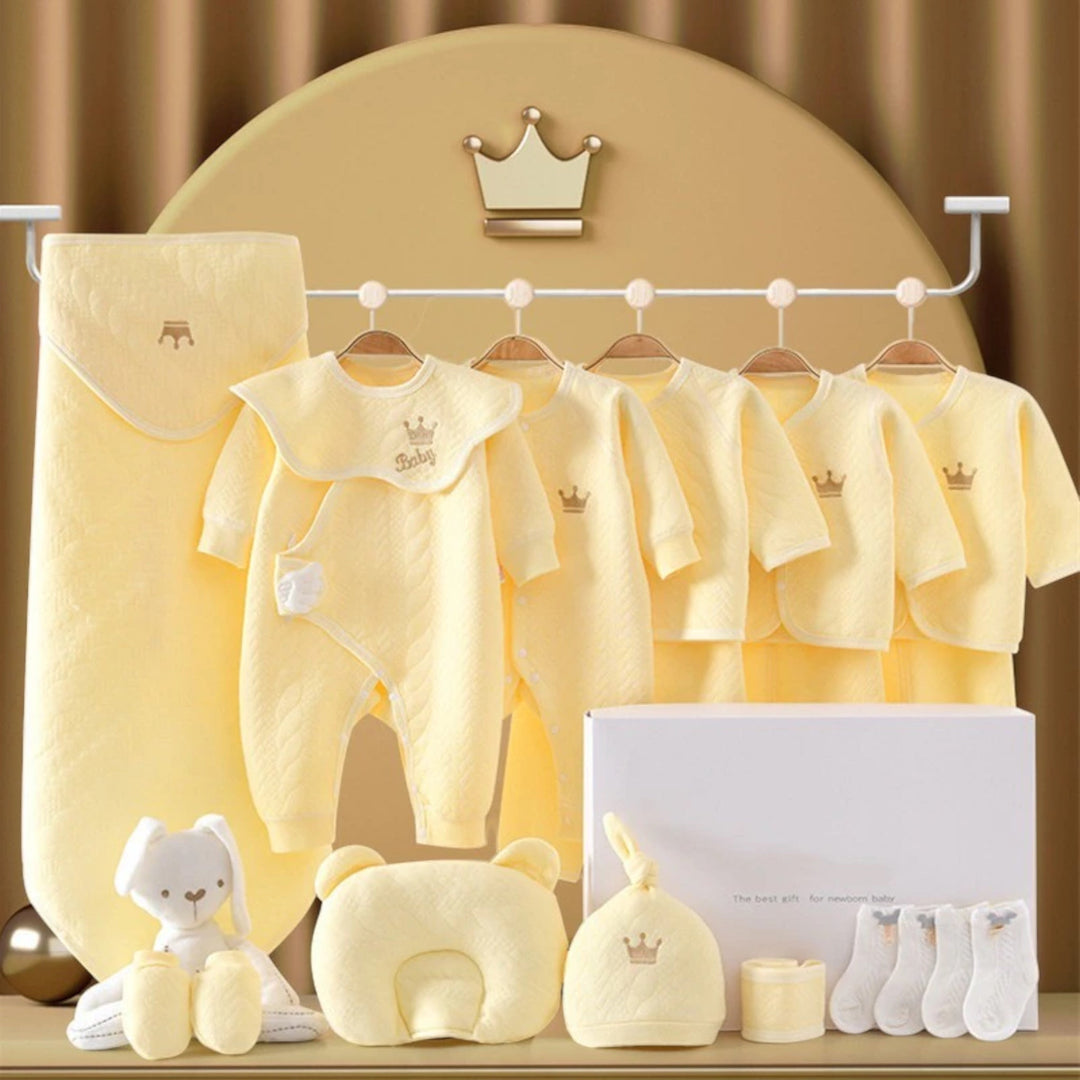 BabyBliss | Luxus Geschenkbox für Neugeborene – Weich & Komplett