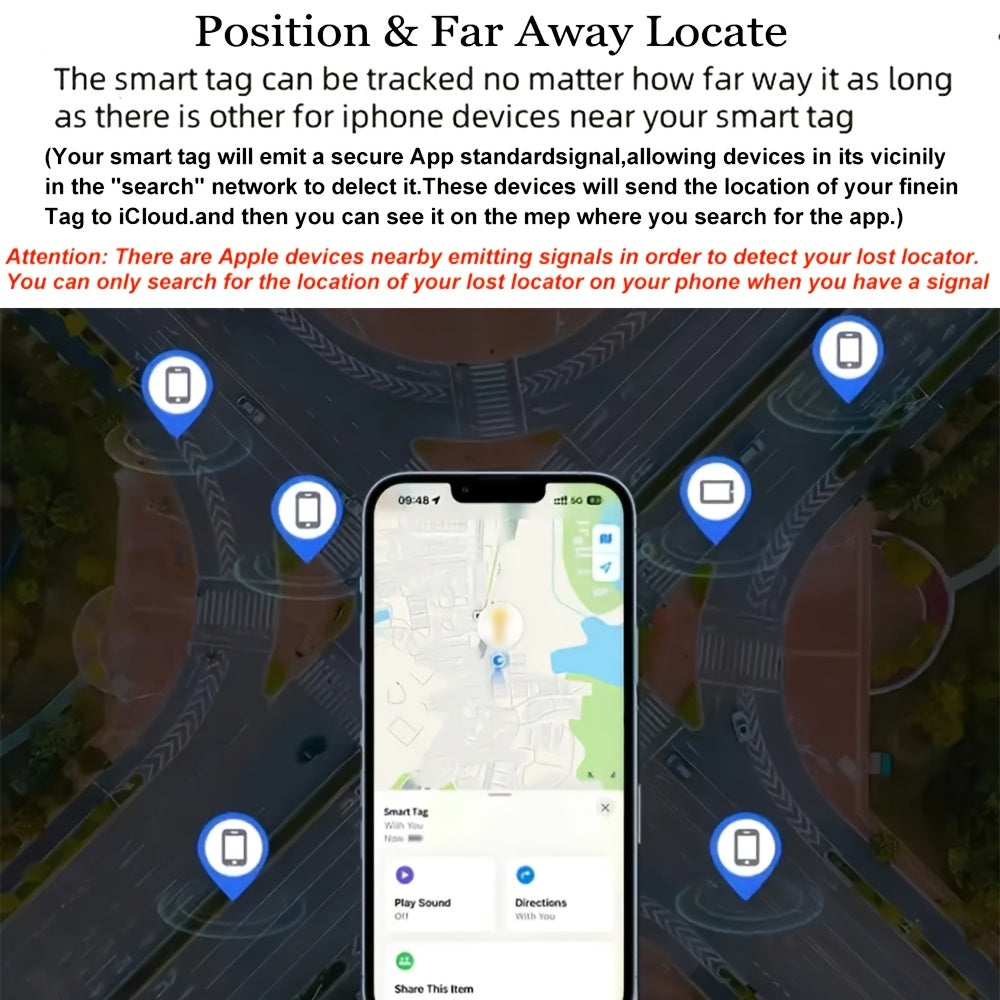 LocateMate | Kompakter GPS-Tracker – Schlüssel, Haustiere & mehr