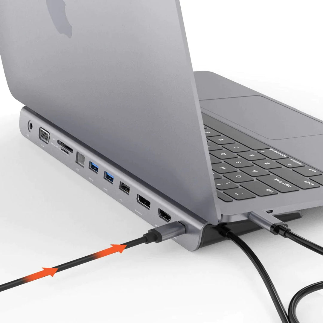 LapStation | Pro- 11 in 1 Laptop-Dockingstation