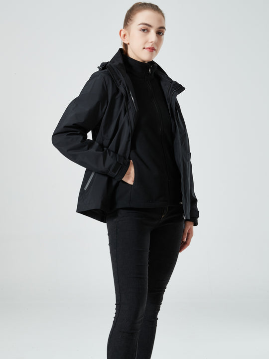 Darryl | 3-in-1 Damen-Winterjacke – Winddicht & Wasserabweisend