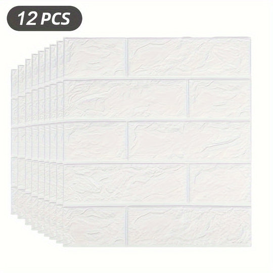 CosmoWall | Rechteckige 3D Wandfliesen – Matt & wasserfest
