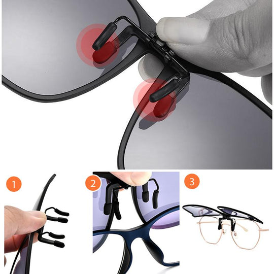 MagniClip | Sonnenbrille – Faltbares Hochklapp-Design