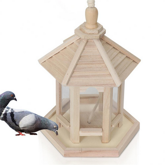 FeatherView | Holz Transparenter Haushaltsvogelhaus
