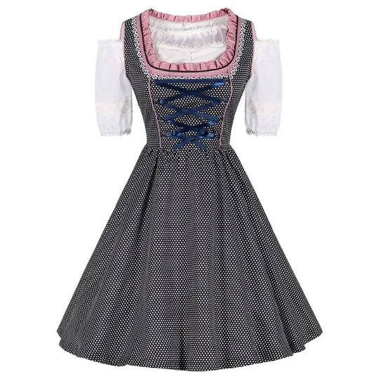 Rosental | Damen Rosa Oktoberfest Dirndl Kleid