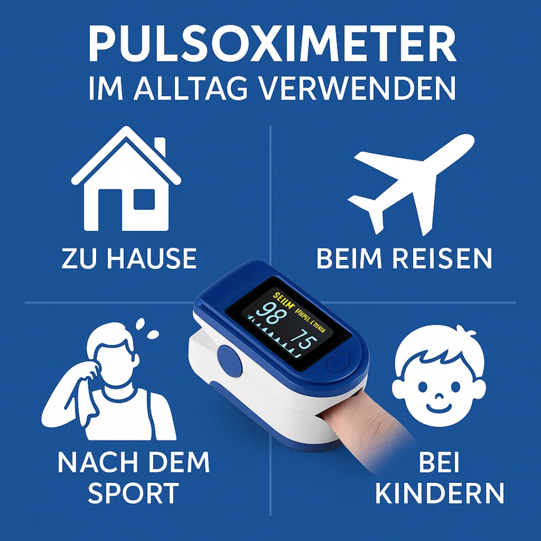 OxiZen | Zuverlässiges Finger-Oximeter für den Alltag
