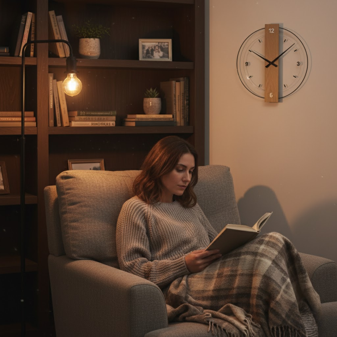 SilentOak | Stille Wanduhr aus Holz