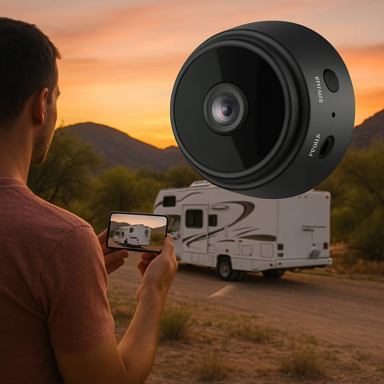 AutoVision | Kabellose HD Rückfahrkamera für Wohnmobil, Lkw und Anhänger
