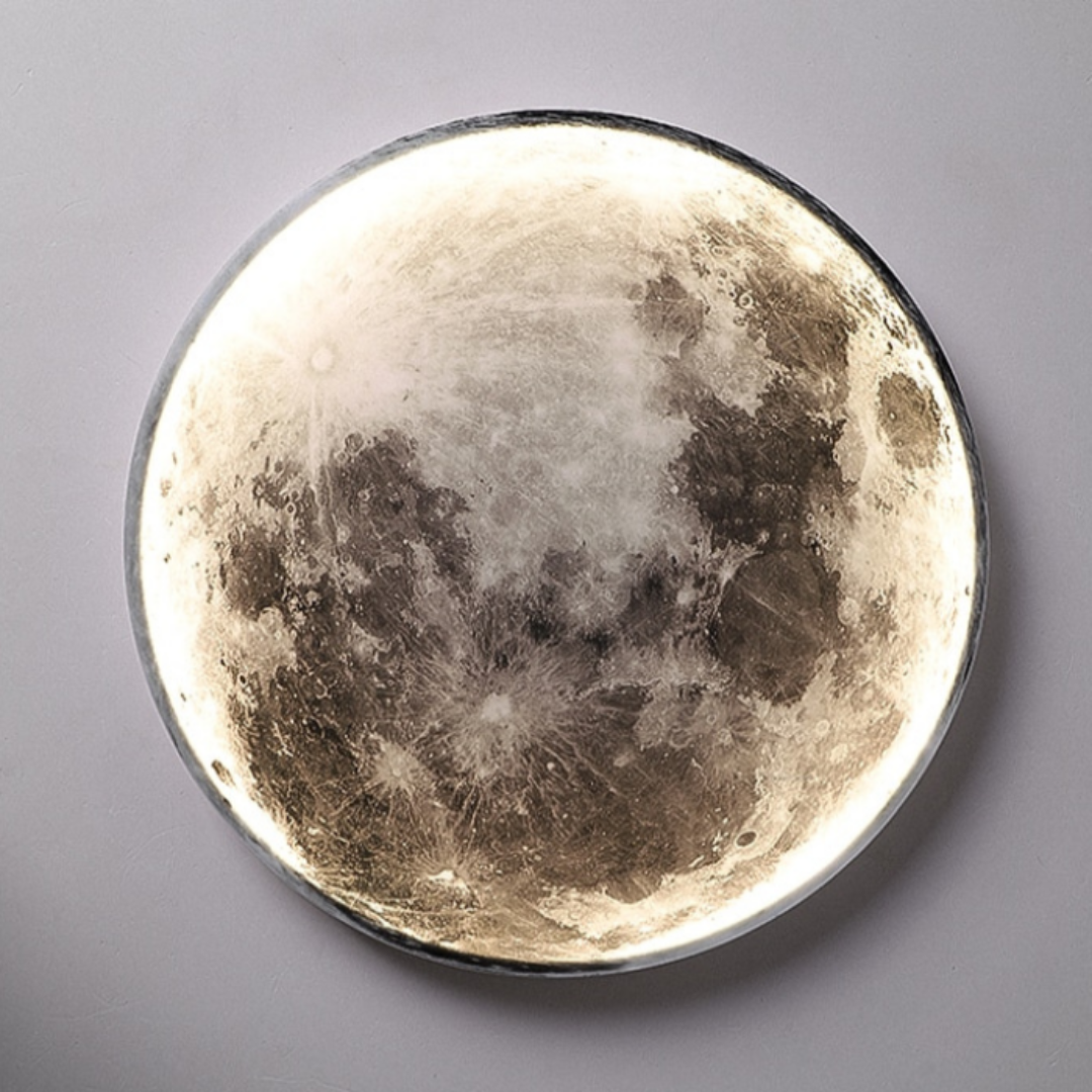GlowMoon | Minimalistische Wandleuchte im Mond-Design