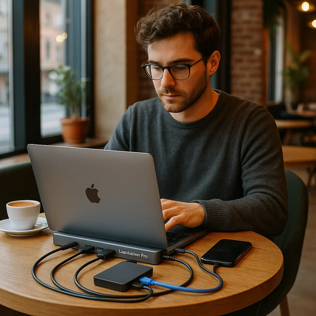 LapStation | Pro- 11 in 1 Laptop-Dockingstation