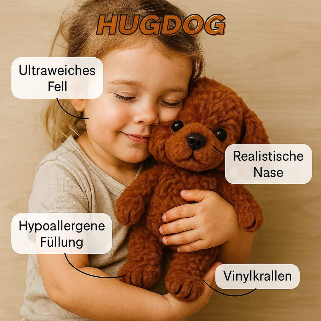 HugDog | Realistischer Teddybaby Lucky