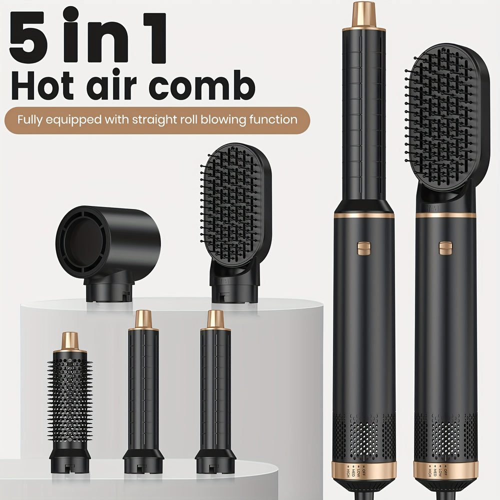 SilkForm | 5-in-1 Multifunktions-Warmluftbürste mit Auto-Off Funktion
