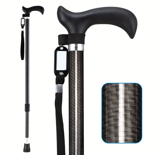CarbonGlide | Gehstock aus Carbon – Ultraleicht & Höhenverstellbar