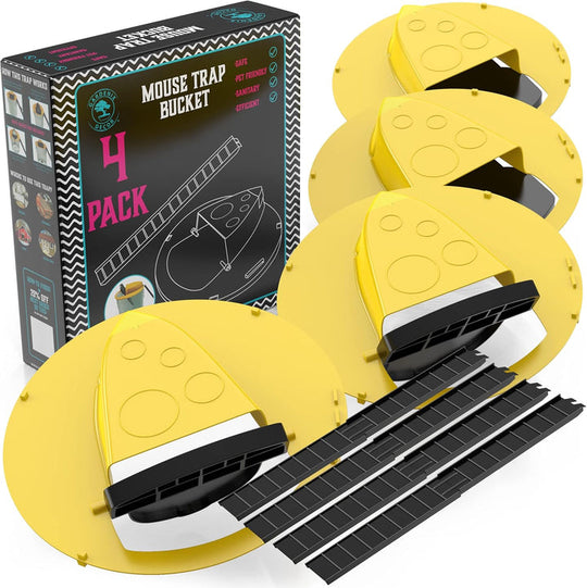 TrapMaster | 4er Pack Eimerdeckel Mäusefalle