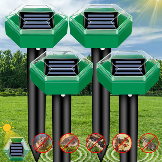 VibeFence | Solar-Maulwurfabwehr mit 465 m² Wirkfläche