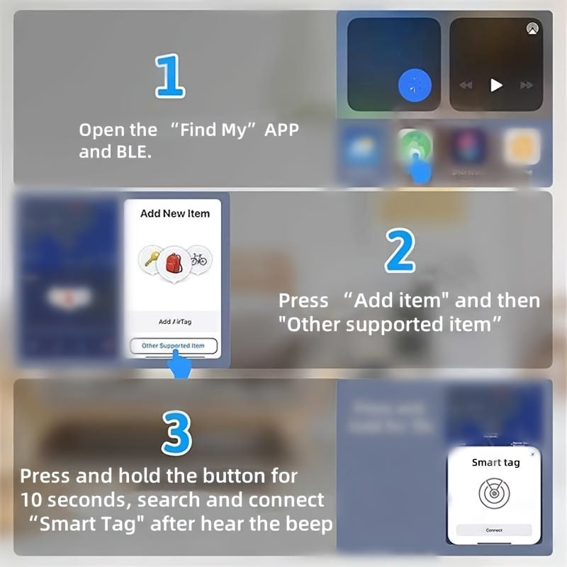TrackMini | Smart GPS-Tag – MFI-zertifiziert & Apple „Wo ist?“