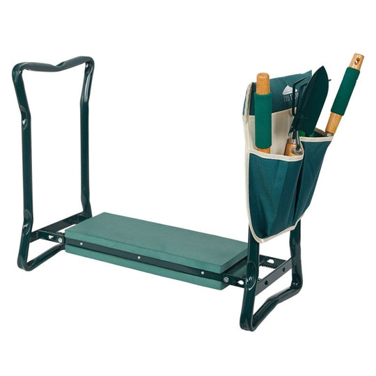 FloraSeat | Bequemer Gartenstuhl mit weichem Kniekissen